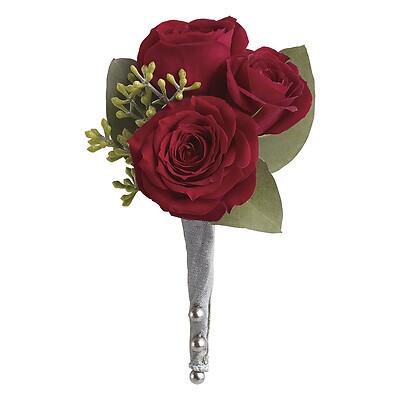King&amp;#039;s Red Rose Boutonniere